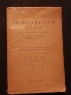 La révolution de 1848 dans le département de l'Isère