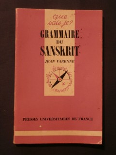 Grammaire du Sankrit