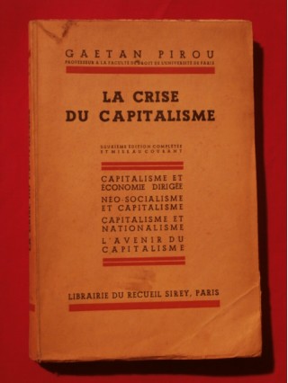 La crise du capitalisme