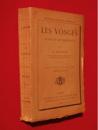 Les Vosges, le sol et les habitants