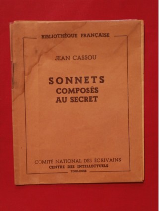 Sonnets composés au secret