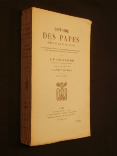 Histoire des papes depuis la fin du moyen age, tome 1