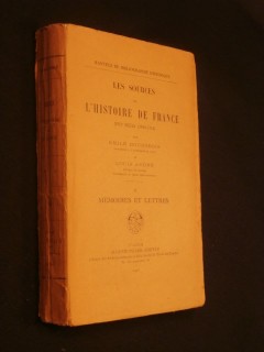 Les sources de l'histoire de France, XVIIe siècle, mémoires et lettres, tome 2