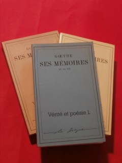 Ses mémoires et sa vie, vérité et poésie, 3 tomes