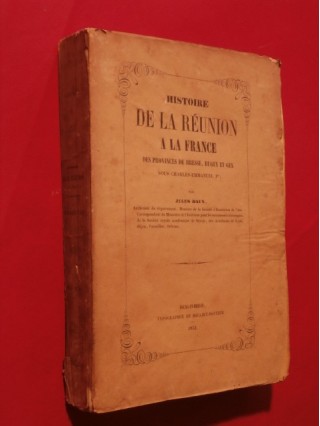 Histoire de la réunion à la France des provinces de Bresse, Bugey et Gex sous Charles Emmanuel 1er