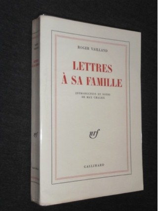 Lettres à sa famille