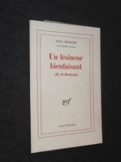 Un lésineur bienveillant (Mr de Montyon)