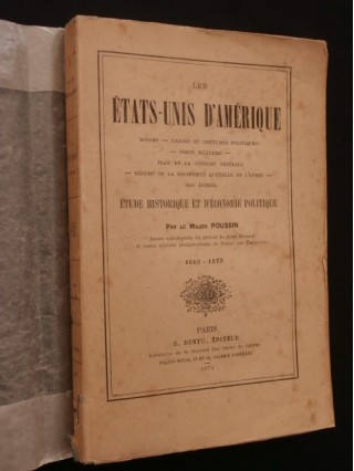 Les Etats Unis d'Amérique, étude historique et d'économie politique