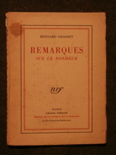 Remarques sur le bonheur