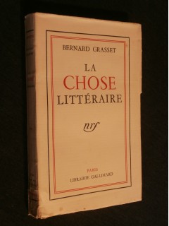 La chose littéraire