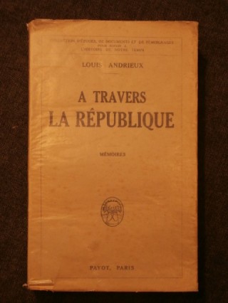 A travers la république, mémoires