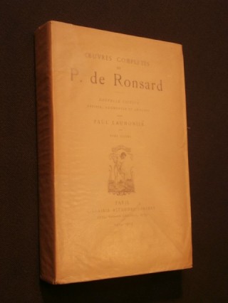 Oeuvres complètes de Pierre de Ronsard, tome 6