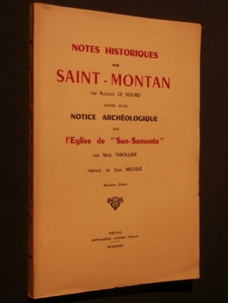 Notes historiques sur Saint Montan
