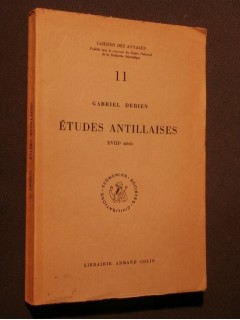 Etudes antillaises, XVIIIe siècle
