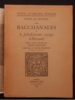 Les bacchanales ou le folatrissime voyage d'Hercueil