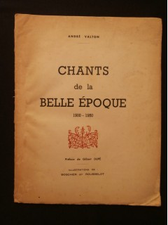 Chants de la belle époque 1900-1950