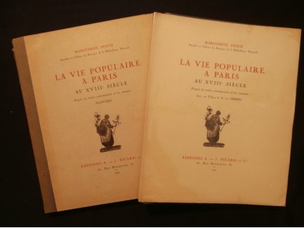 La vie populaire à Paris au XVIIIe siècle