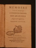 Mémoire pour servir à commencer l'histoire des araignées aquatiques