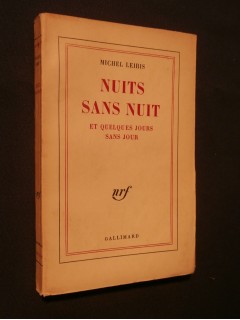 Nuits sans nuits et quelques jours sans jour