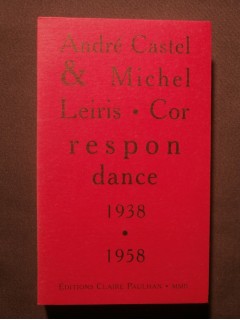 Correspondance 1938-1958