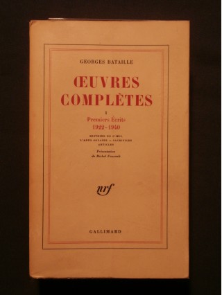 Oeuvres complètes, tome 1