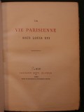 La vie parisienne sous Louis XVI