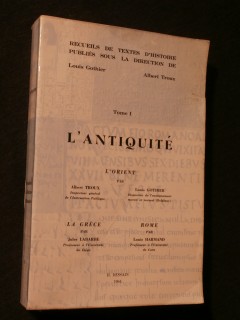 L'antiquité, tome 1, l'Orient