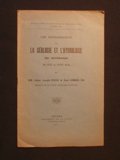 Les connaissances sur la géologie et l'hydrologie du Nivernais du XVIe au XVIIIe siècle