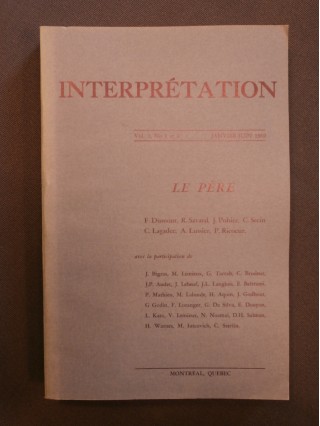 Interprétation, le père