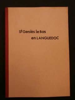 Saint Geniès le Bas en Languedoc