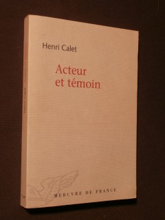 Acteur et témoin