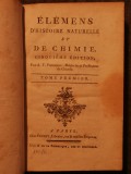 Elémens d'histoire naturelle et de chimie, 5 volumes