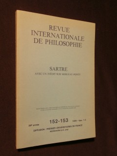 Revue internationale de philosophie, Sartre