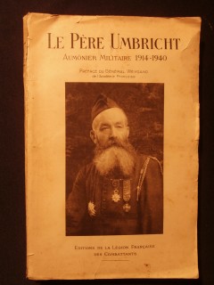 Le père Umbricht, aumônier militaire 1914-1940