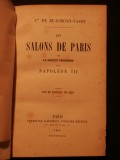 Les salons de Paris et la société parisienne sous Napoléon III