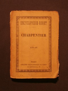 Encyclopédie Roret, Charpentier, Atlas seul