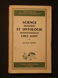 Science moderne et ontologie traditionnelle chez Kant
