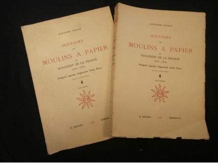 Histoire des moulins à papier du sud ouest de la France (1300-1800)