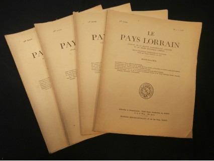 Le pays lorrain, année 1955 (4 n°)