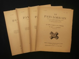 Le pays lorrain, année 1956 (4 n°)