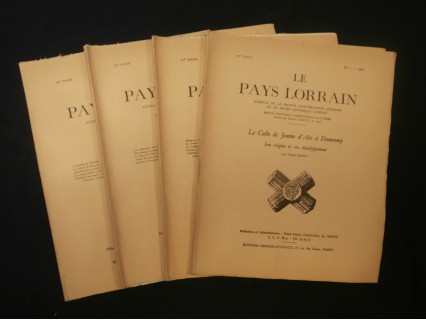 Le pays lorrain, année 1956 (4 n°)