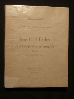 Jean Paul Didier et la conspiration de Grenoble, 4 mai 1816