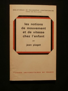 Les notions de mouvement et de vitesse chez l'enfant