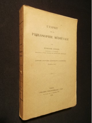 L'esprit de la philosophie médiévale