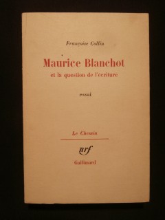 Maurice Blanchot et la question de l'écriture