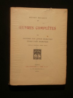 Oeuvres complètes, tome 6, 