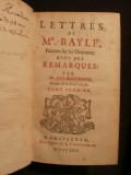 Lettres de Mr Bayle, 3 tomes