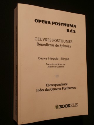 Opera posthuma (oeuvres posthumes) tome 3