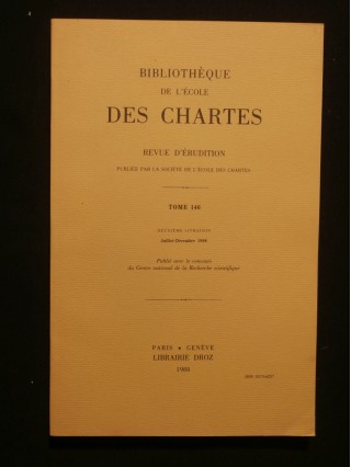 Bibliothèque de l'école de Chartes