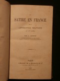 La satire en France ou la littérature militante au XVIe siècle